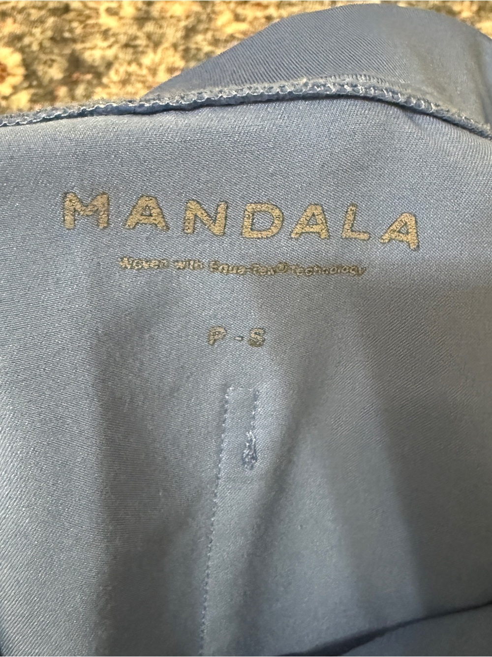 🦋 Mandala| EUC Women’s Blue Scrub Jogger Pants Size Small Cargo Stretch Medical - Picture 6 of 9